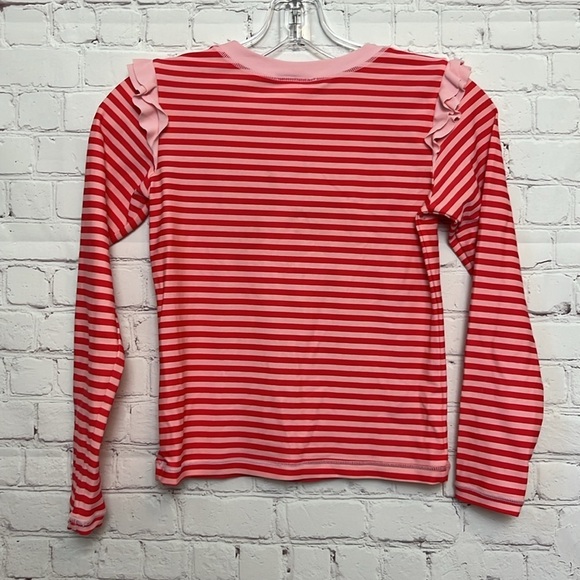 Hanna Andersson Striped Long Sleeve Rashguard Top - Picture 7 of 10